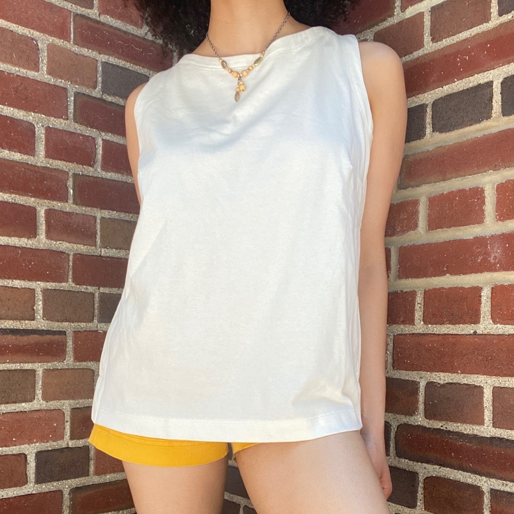 NWT Ralph Lauren 100% cotton cream colored tank top
